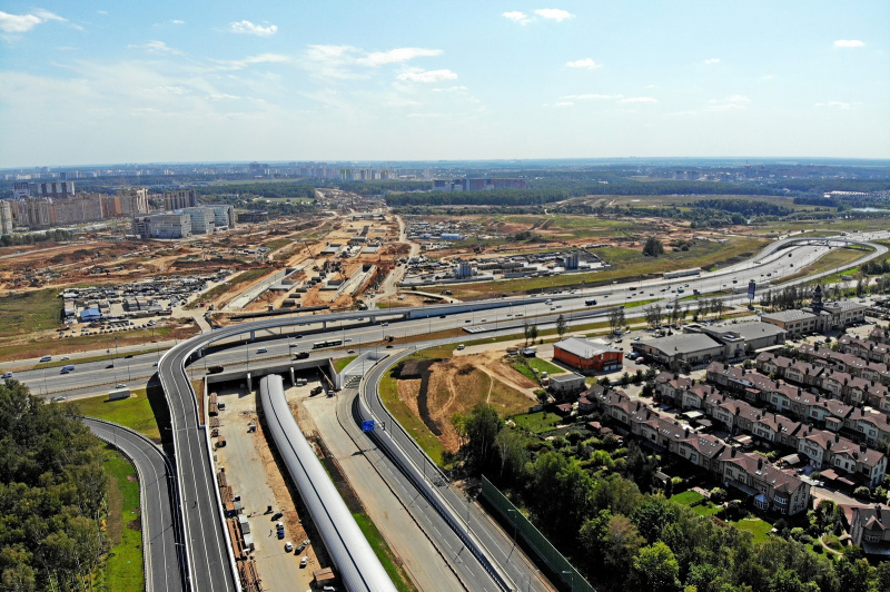 Строительство тоннеля под Киевским шоссе завершено на 60%