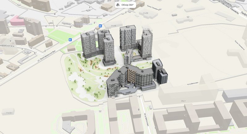 Загляни в 3D-модель: в «Яндекс.Картах» и «Яндекс. Недвижимости» появились информационные модели новостроек