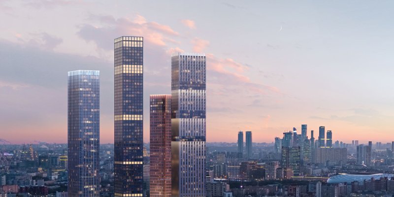 Объем высотного строительства в Москве увеличился на 18%