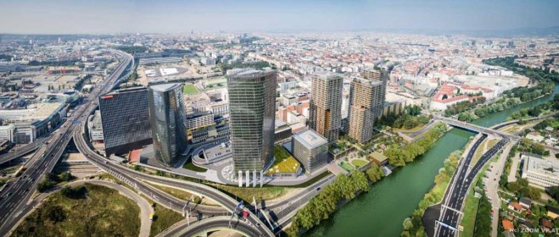 Речная сила: для обогрева и охлаждения нового венского небоскреба будет использоваться «энергия» Дунайского канала